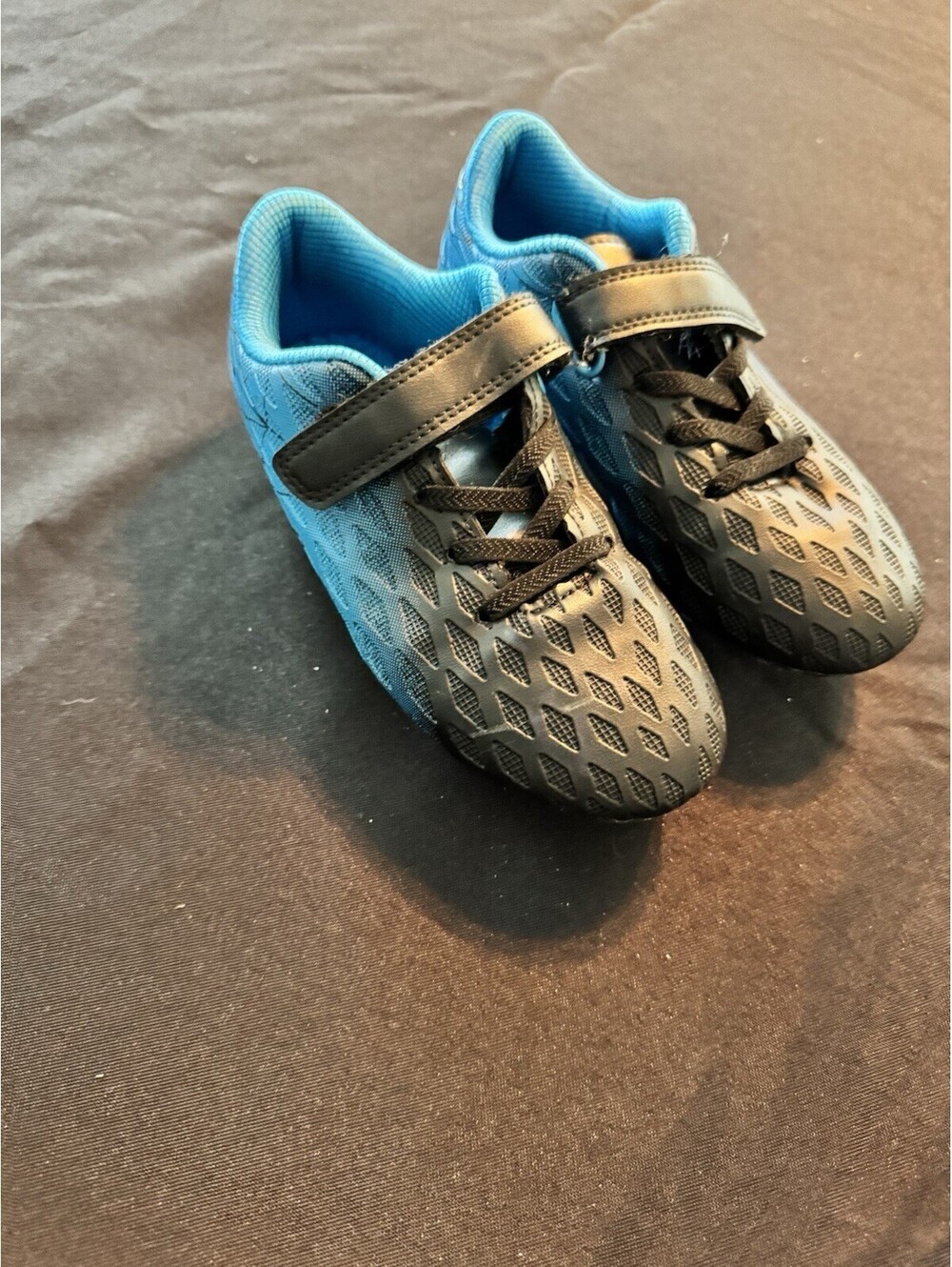Little Boys Blue Soccer Cleats Shoes Youth Size 13